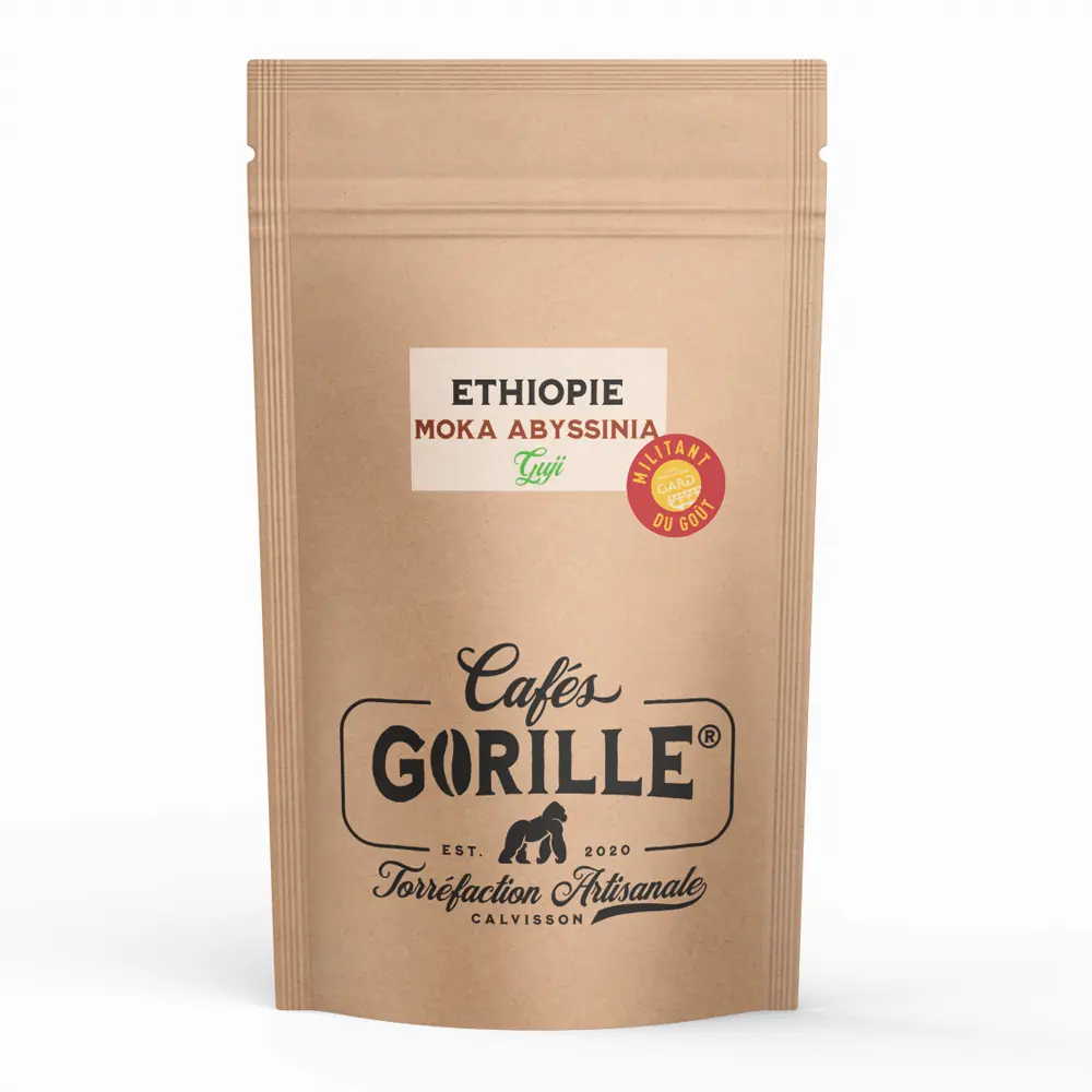 Cafés-gorille-Ethiopie Moka Abyssinia